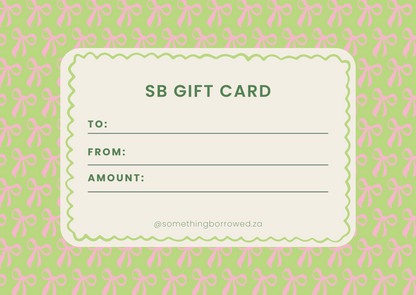 Something Borrowed Gift Card