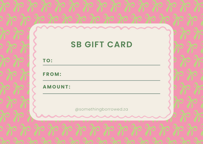 Something Borrowed Gift Card